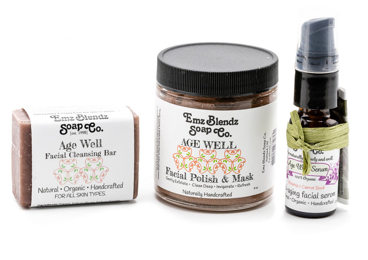 Age Well Healthy Facial Kit    Em'z Blendz Soap Co.