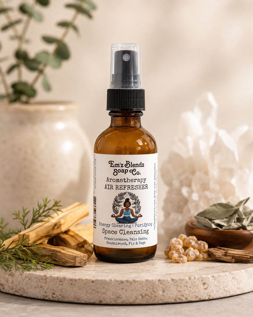 Space Cleansing | Aromatherapy Air Refresher Em'z Blendz Soap Co.