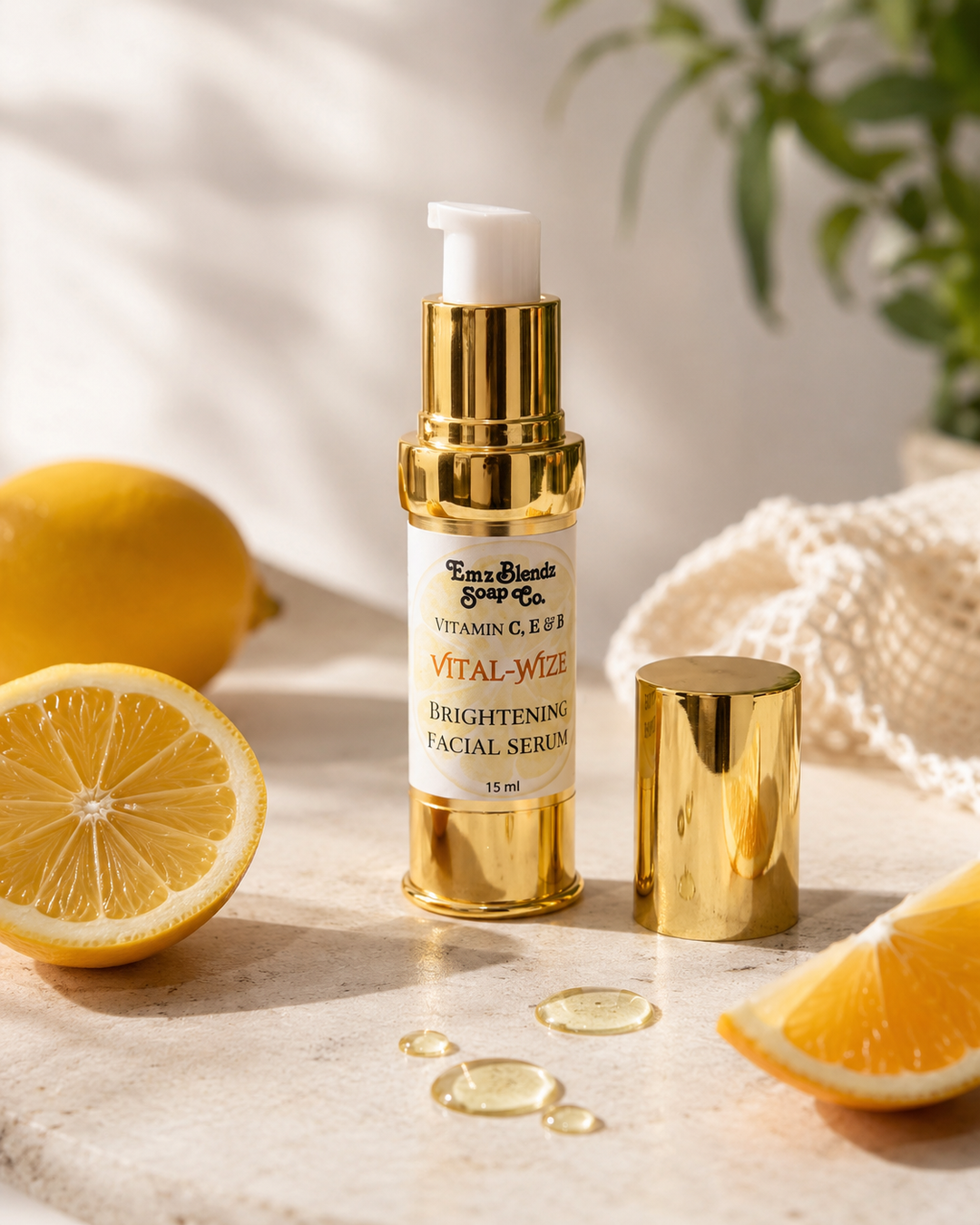 Vital-Wize Brightening Facial Serum Em'z Blendz Soap Co.