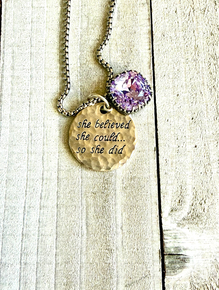 Believe & Become Necklace Em'z Blendz Soap Co.