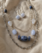 Truth Teller Necklace & Earring Set | Sodalite, Lapis & Sterling Silver