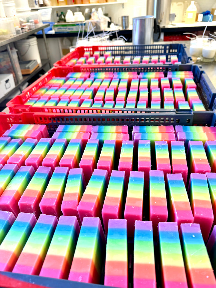 Retro Rainbow | Soap Bar Em'z Blendz Soap Co.