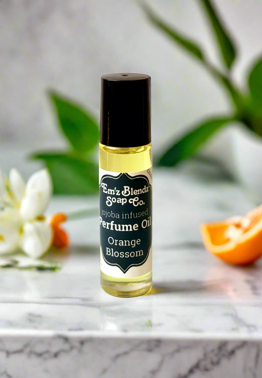 Jojoba Perfume Oil | Orange Blossom Em'z Blendz Soap Co.