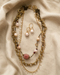 Soft Heart Armor Necklace & Earring Set | Rhodonite, Pink Opal, Rose Quartz & Garnet