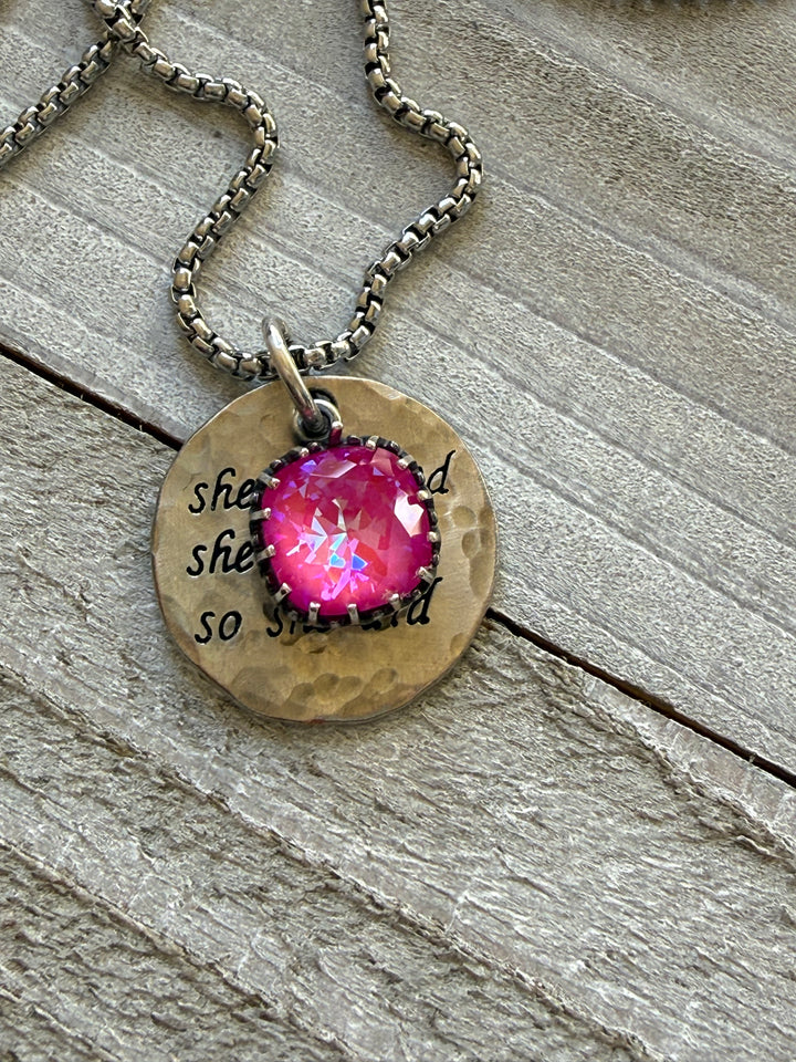 Believe & Become Necklace Em'z Blendz Soap Co.