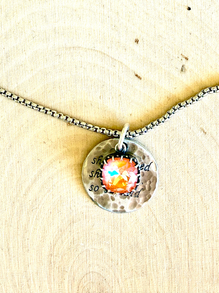 Believe & Become Necklace Clementine Glow Em'z Blendz Soap Co.