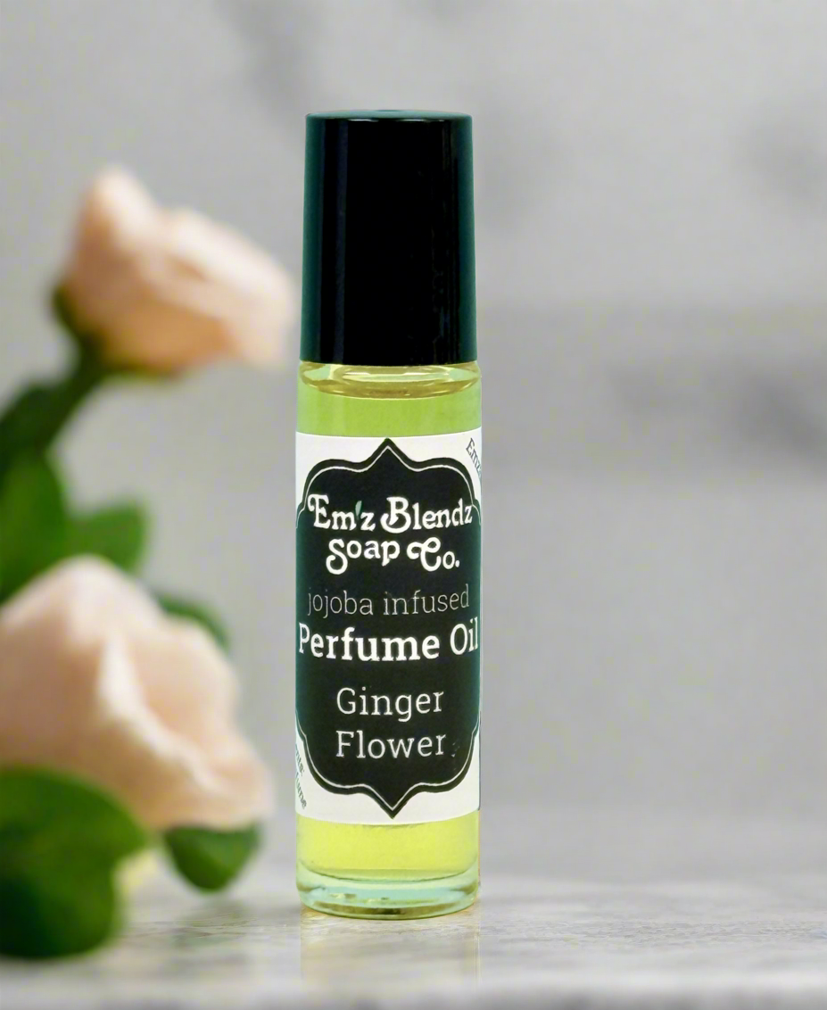 Jojoba Perfume Oil | Ginger Flower Em'z Blendz Soap Co.