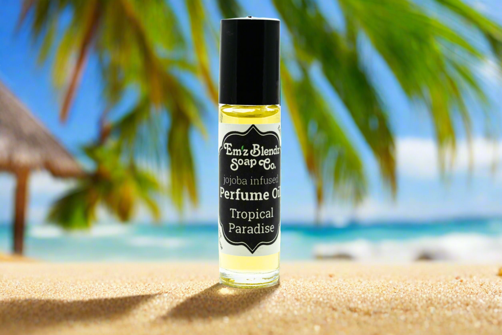 Tropical Paradise Jojoba Perfume Oil | Em'z Blendz