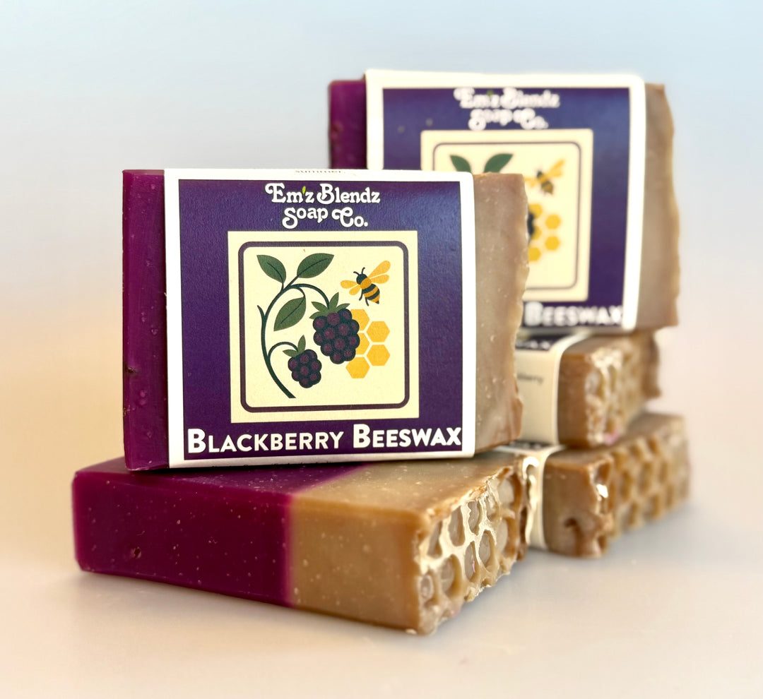 Blackberry Beeswax | Soap Bar Em'z Blendz Soap Co.