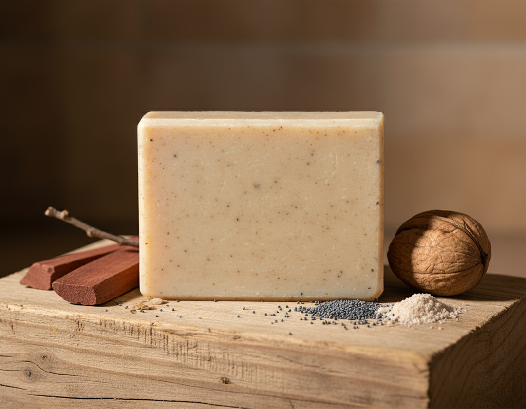 Sandalwood Scrub Soap Bar