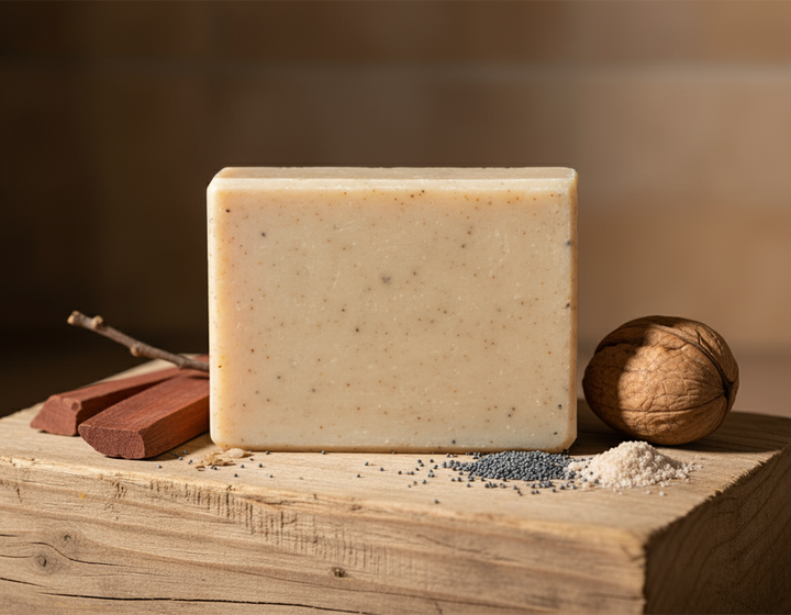 Sandalwood Scrub Soap Bar