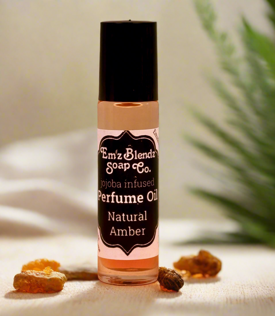 Jojoba Perfume Oil | Natural Amber Em'z Blendz Soap Co.