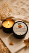 Pumpkin Weather Soy Candle in Tin