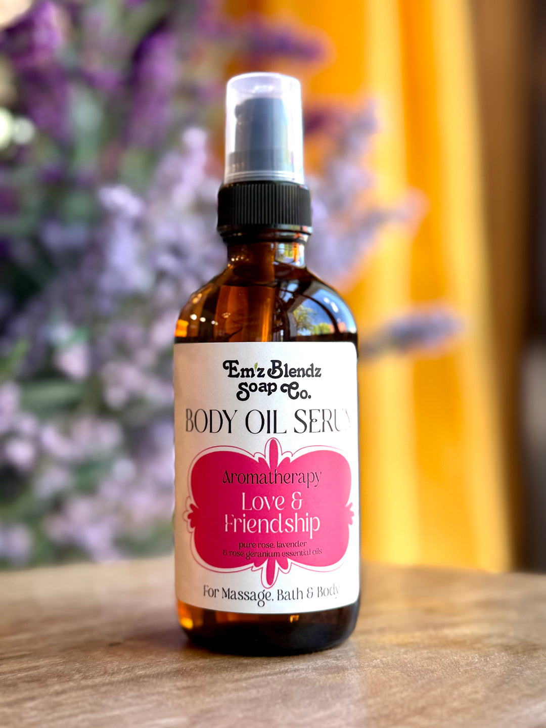 Therapeutic Body Oil Serum | Love & Friendship Em'z Blendz Soap Co.