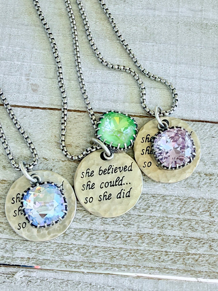 Believe & Become Necklace Em'z Blendz Soap Co.