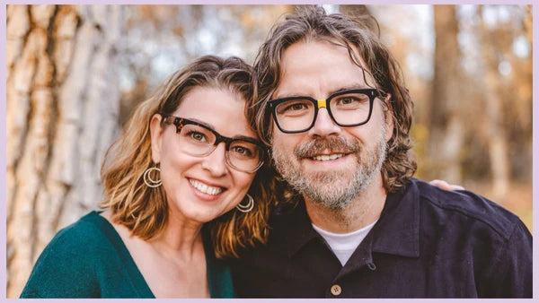 Emily and Andy Whitlock, founders of Em'z Blendz