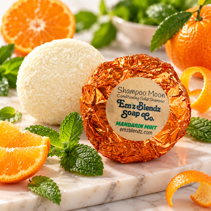 Mandarin Mint | Shampoo Moon™️ Em'z Blendz Soap Co.
