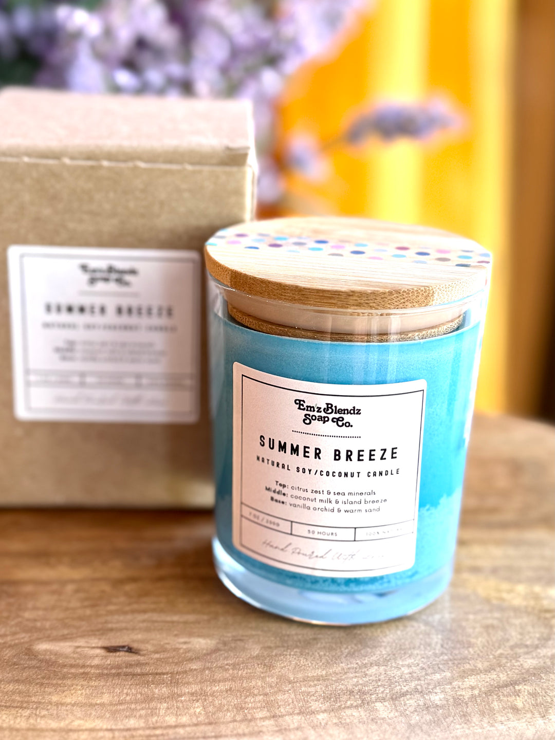 Summer Breeze Candle Em'z Blendz Soap Co.