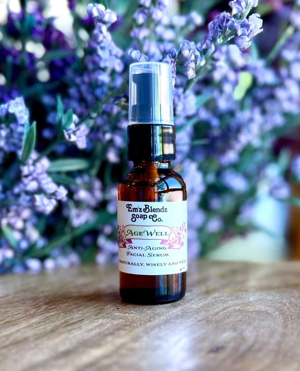 Age Well Serum | Natural Retinol Alternative Large 30 ml Em'z Blendz Soap Co.