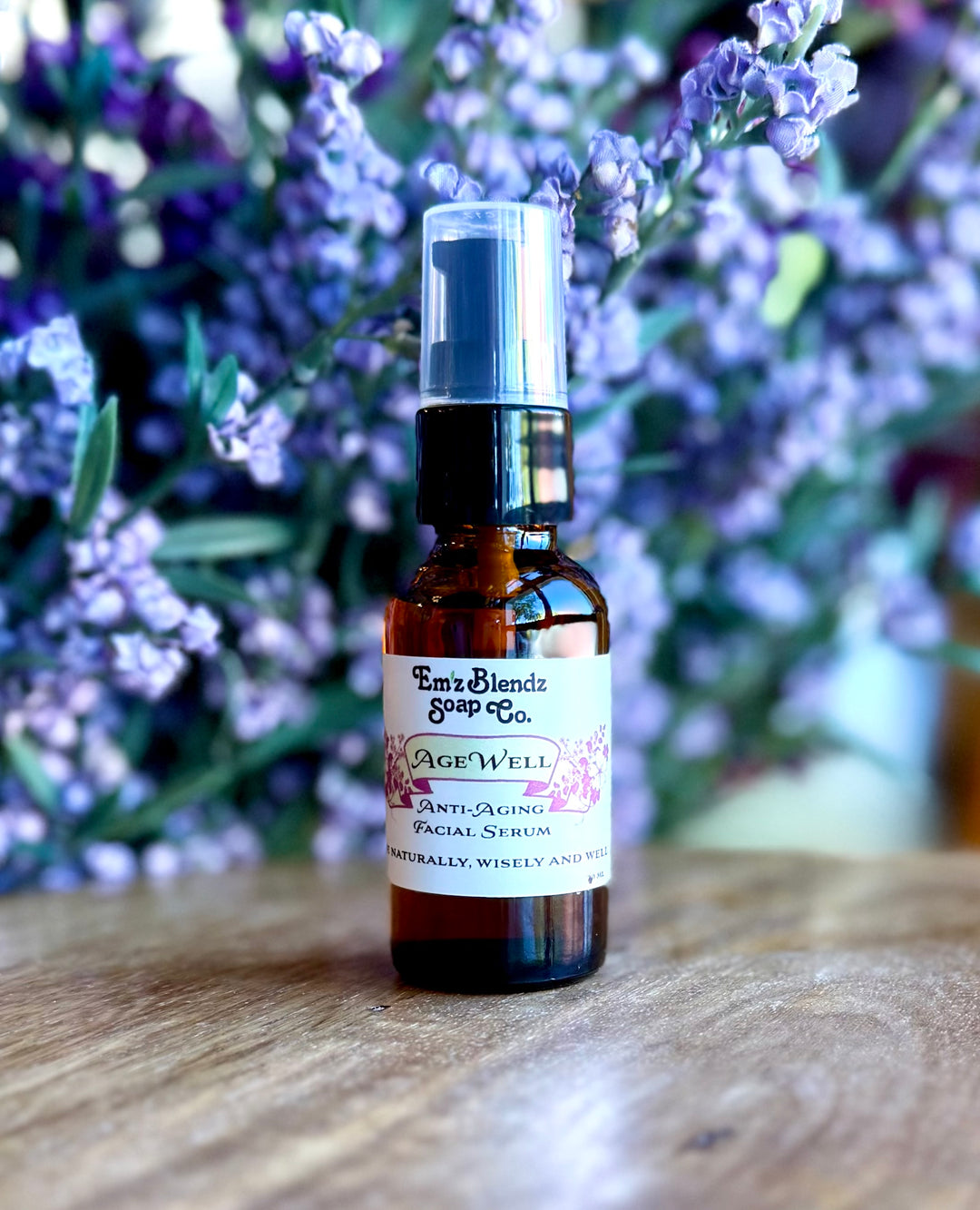 Age Well Serum | Natural Retinol Alternative Large 30 ml Em'z Blendz Soap Co.
