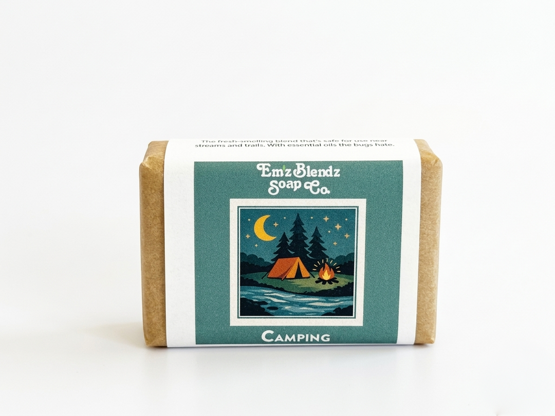 Camping Soap Bar with Hemp Em'z Blendz Soap Co.