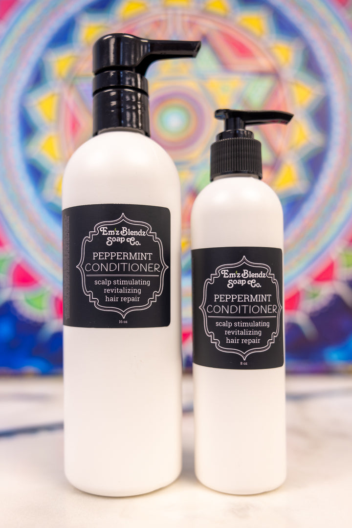 Revitalizing Peppermint Conditioner | Super Hair Repair    Em'z Blendz Soap Co.