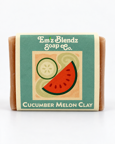 Cucumber Melon & Clay Soap Bar