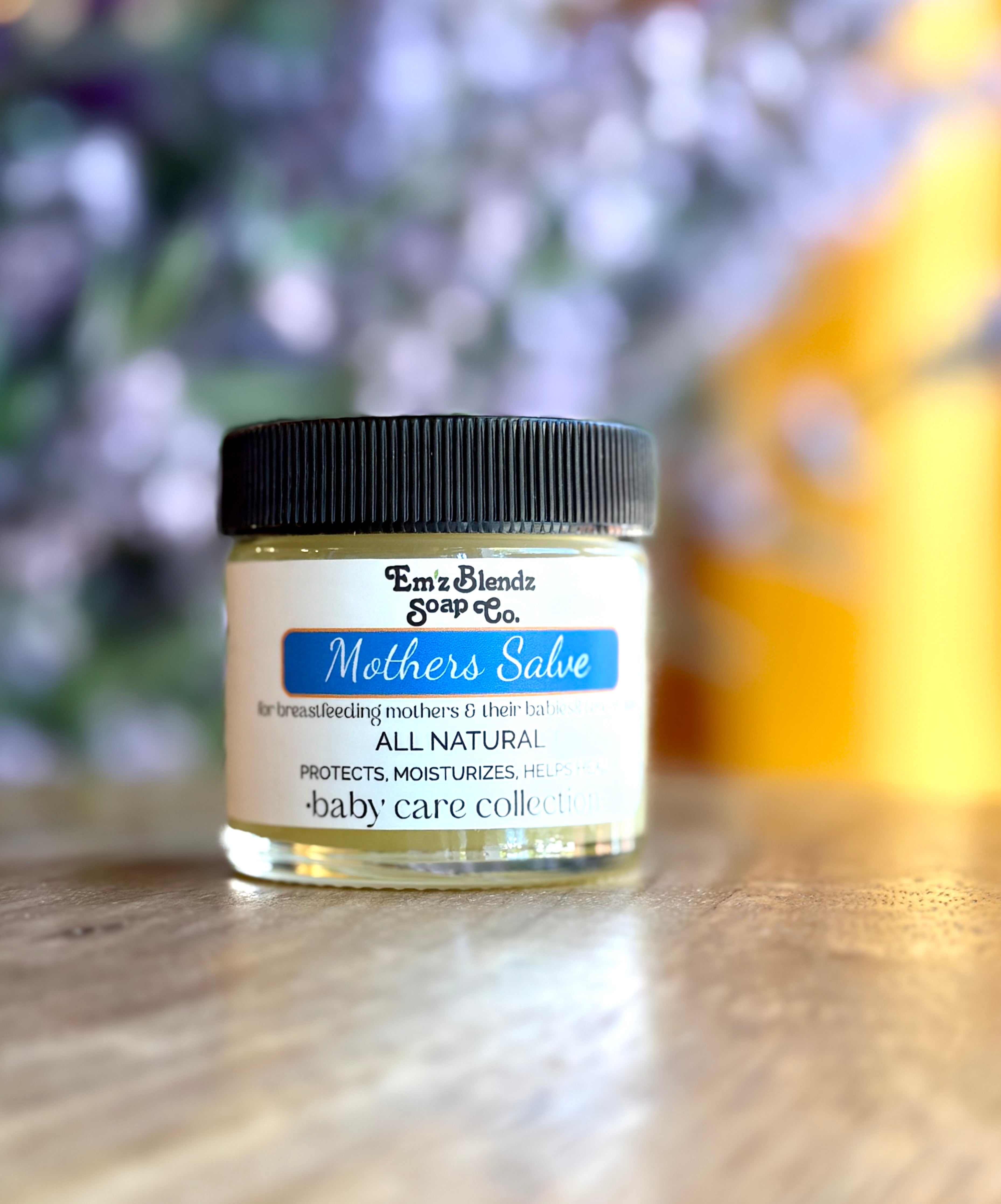 Natural Nipple Cream for Breastfeeding | Mother's Salve | Em'z Blendz