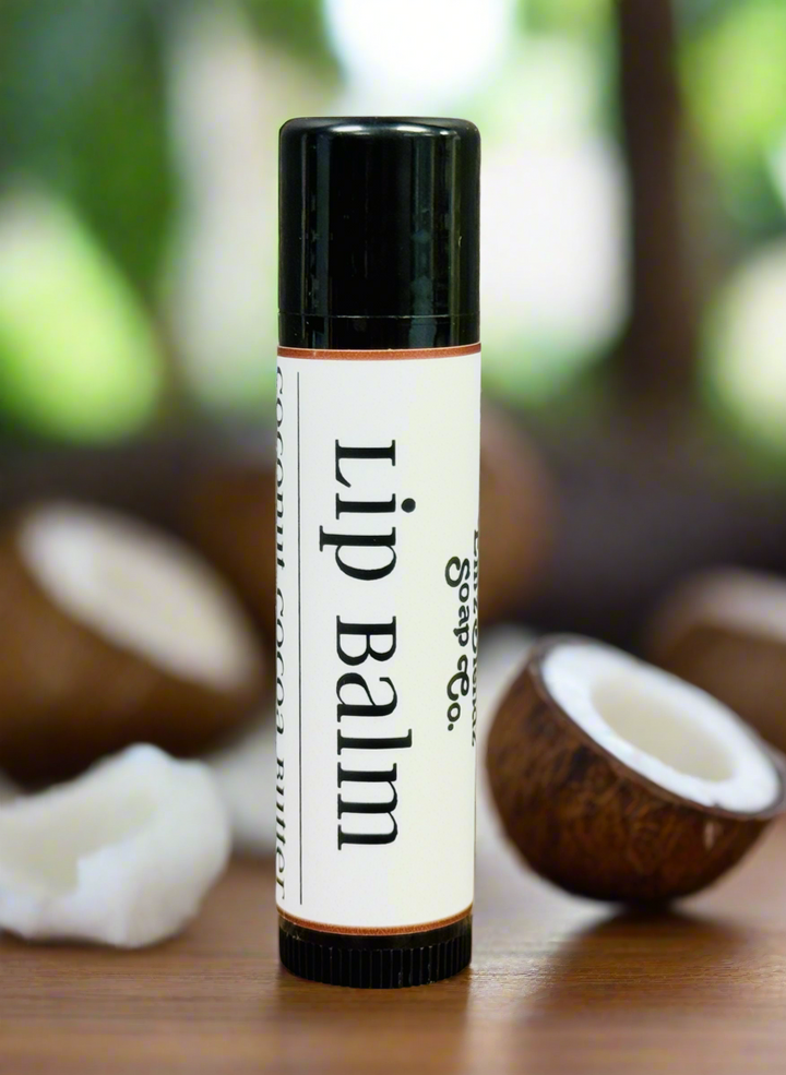 Coconut Cocoa Butter Lip Balm | Luxurious Healing for Lips (Rich Cocoa Butter Flavor) Em'z Blendz Soap Co.