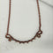 Delicate Crystal & Copper Necklace | Handcrafted Jewelry