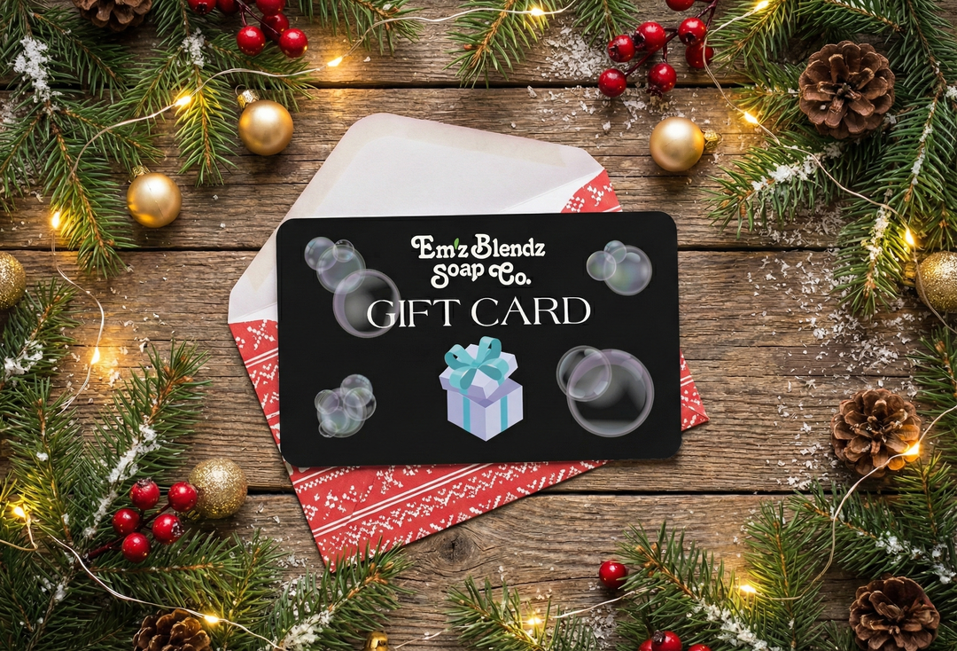Physical Gift Card | A Real Card to Give Em'z Blendz Soap Co.