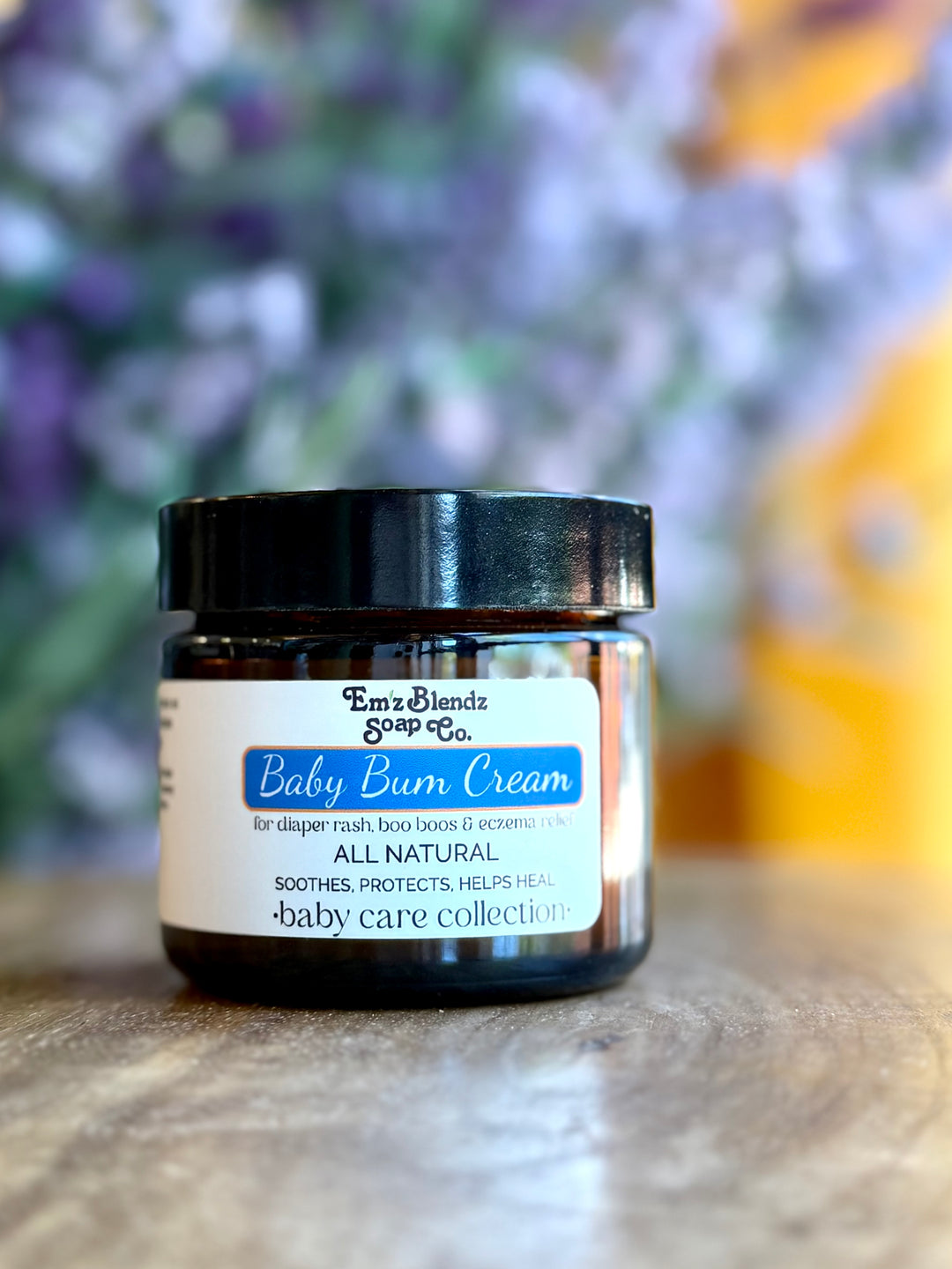 Natural Baby Bum Cream - Diaper Rash & Eczema Ointment | Organic & Soothing Relief Em'z Blendz Soap Co.