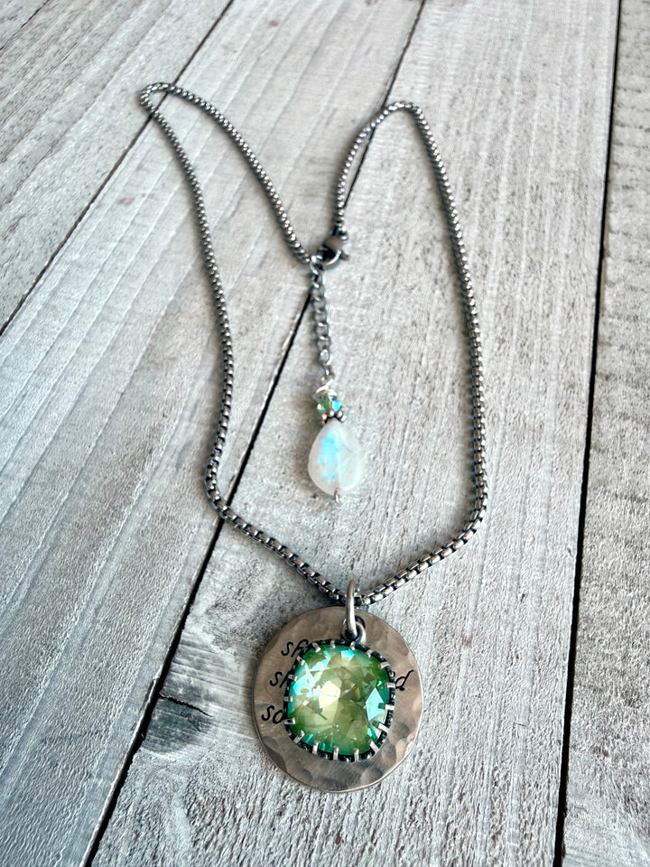 Believe & Become Necklace Aurora Glow Em'z Blendz Soap Co.