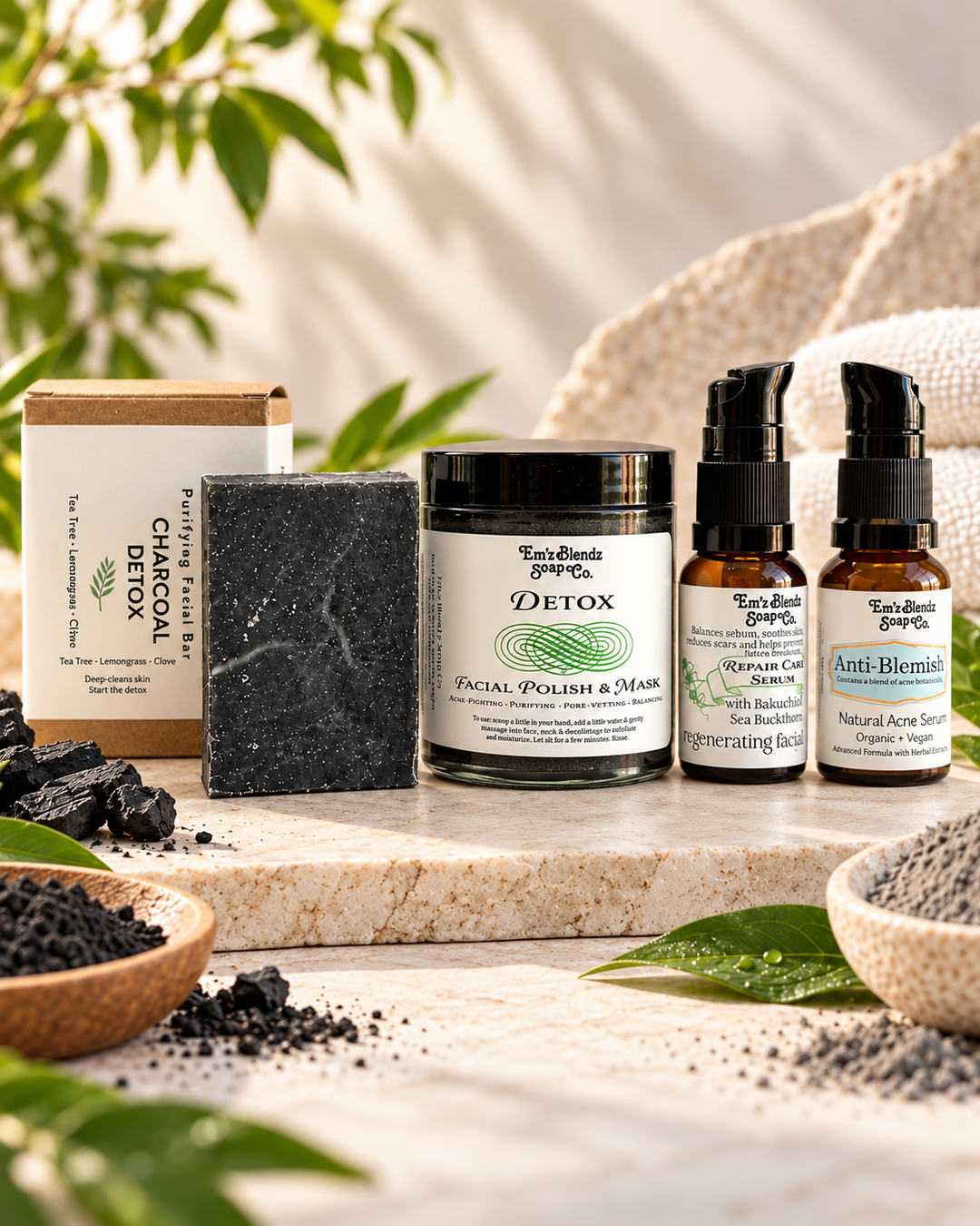Detox Facial | Blemish Repair Care Kit Em'z Blendz Soap Co.
