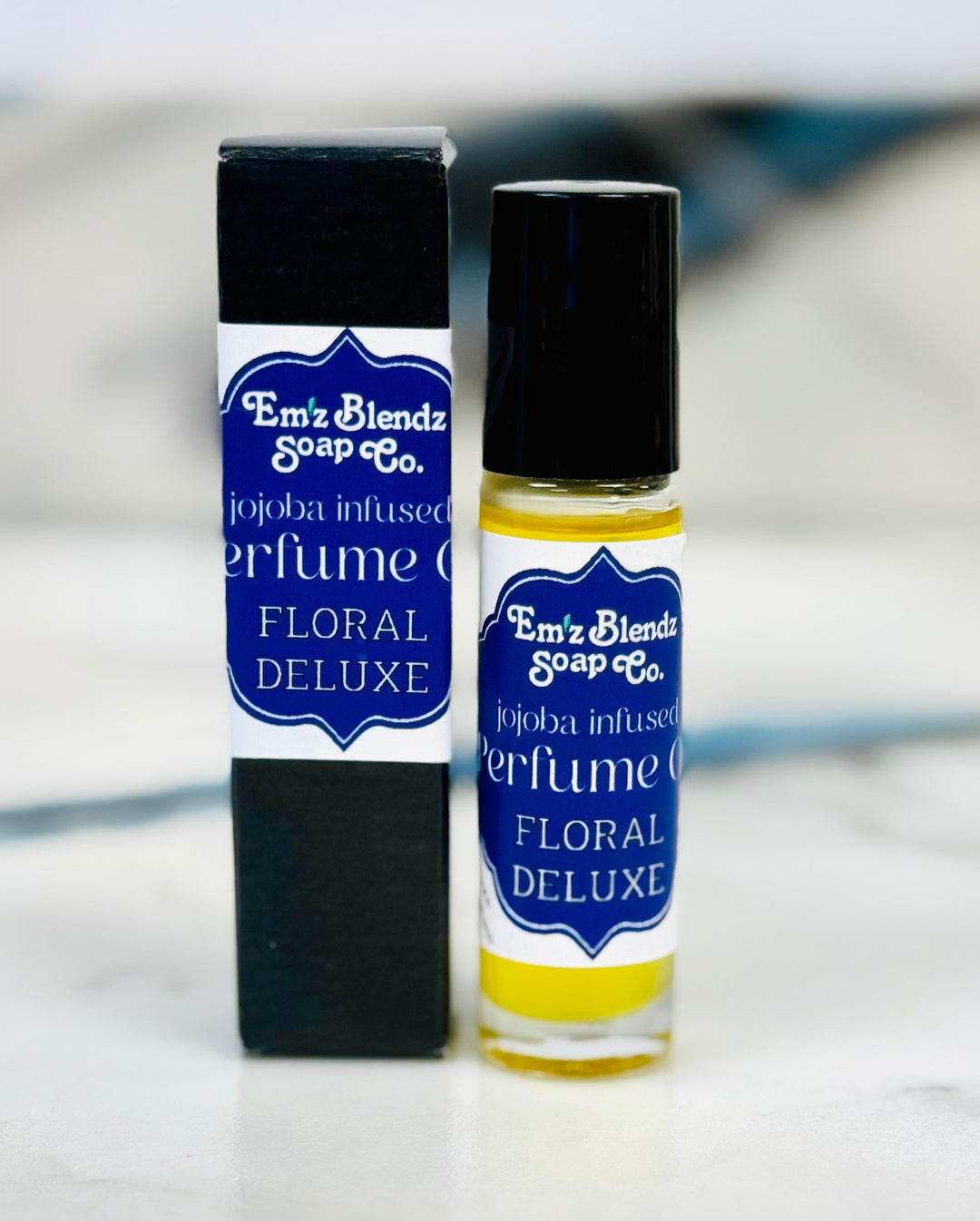 Floral Deluxe Perfume Oil | Our Luxurious Take on Fracas in Jojoba Em'z Blendz Soap Co.