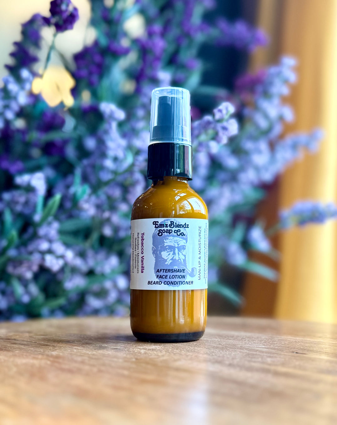 Tobacco Vanilla | Lightweight Aftershave Face Lotion Em'z Blendz Soap Co.