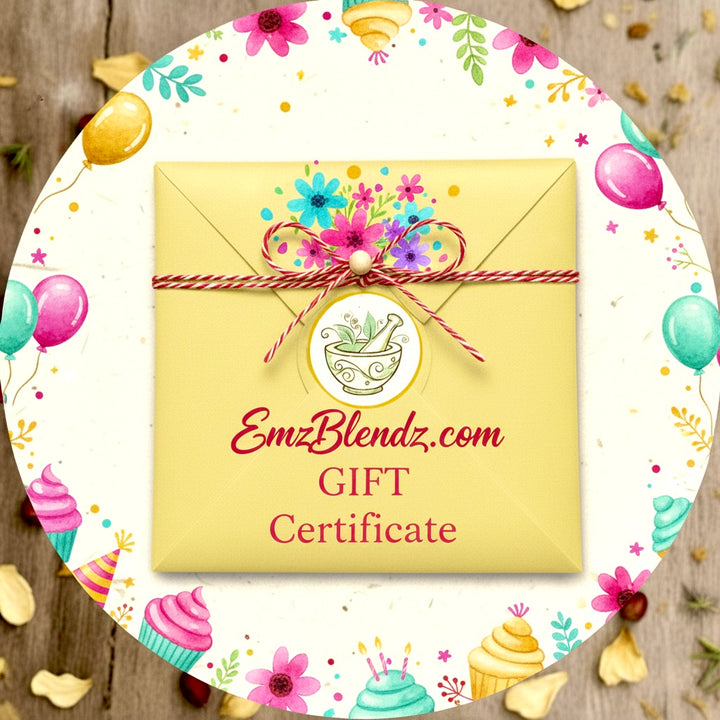 The Perfect Gift: Em’z Blendz Gift Cards Em'z Blendz Soap Co.