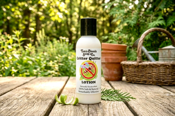 Critter Quitter All-Natural Bug Lotion Em'z Blendz Soap Co.