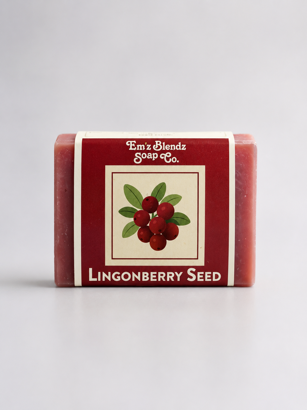 Lingonberry Seed Soap Bar Em'z Blendz Soap Co.