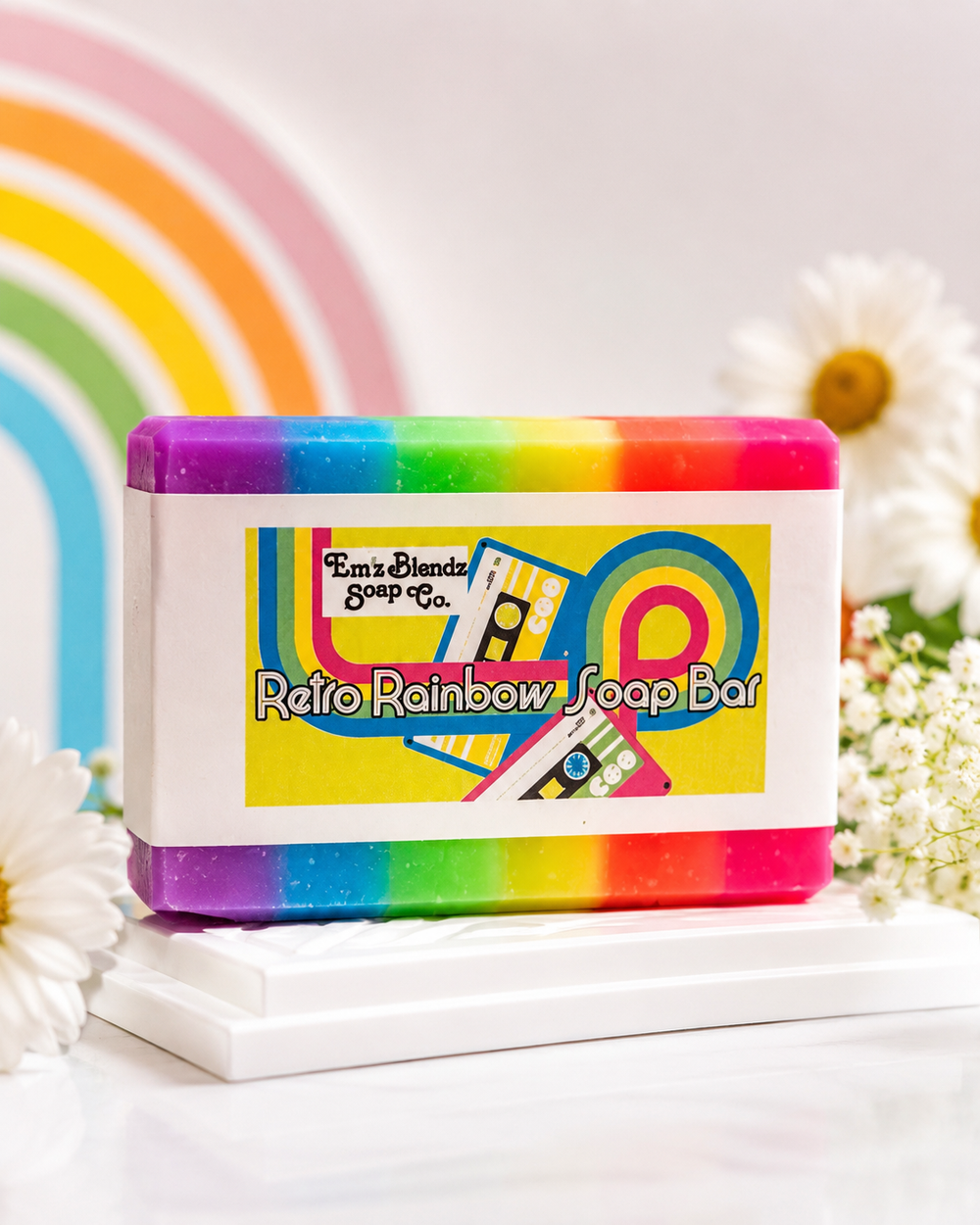 Retro Rainbow | Soap Bar Em'z Blendz Soap Co.