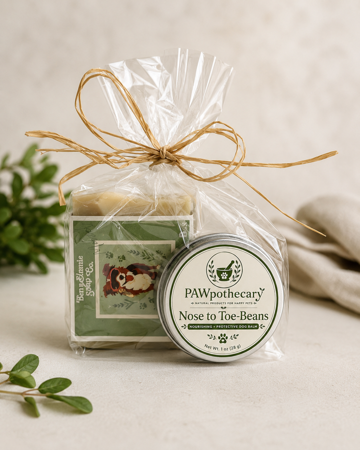 PAWpothecary Doggie Care Duo | Shampoo Bar + Nose to Toe-Beans™ Balm