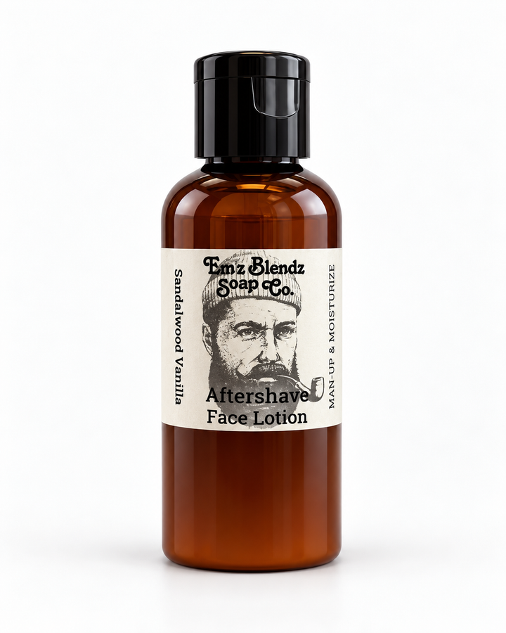 Sandalwood Vanilla Aftershave Face Lotion