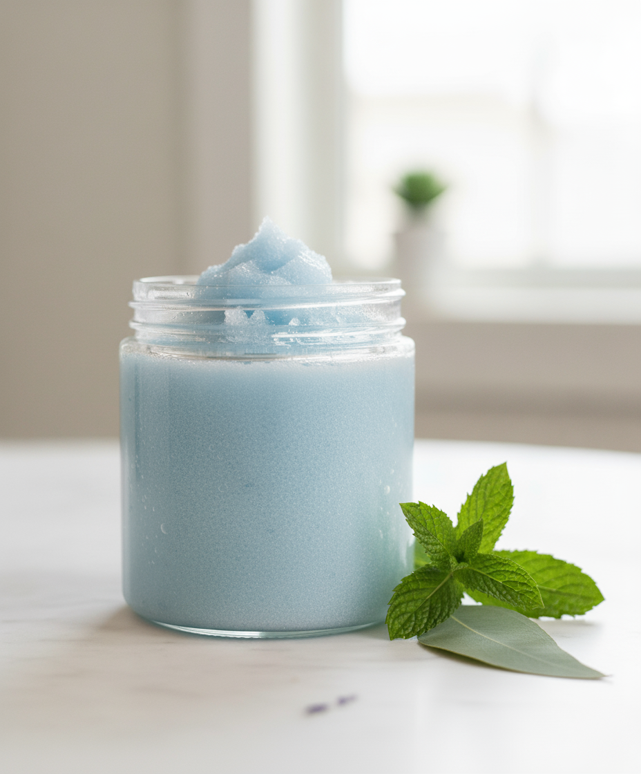 Purifying Eucalyptus Mint | Foaming Sugar Scrub Polish Em'z Blendz Soap Co.
