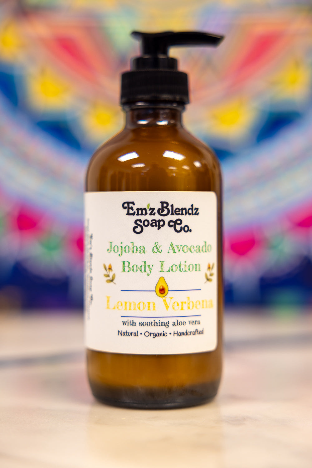 Lemon Verbena | Jojoba & Avocado Body Lotion | Daily Hydration    Em'z Blendz Soap Co.