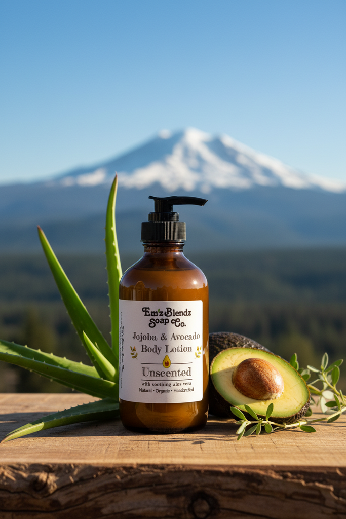 Unscented Body Lotion | Fragrance-Free | Em'z Blendz