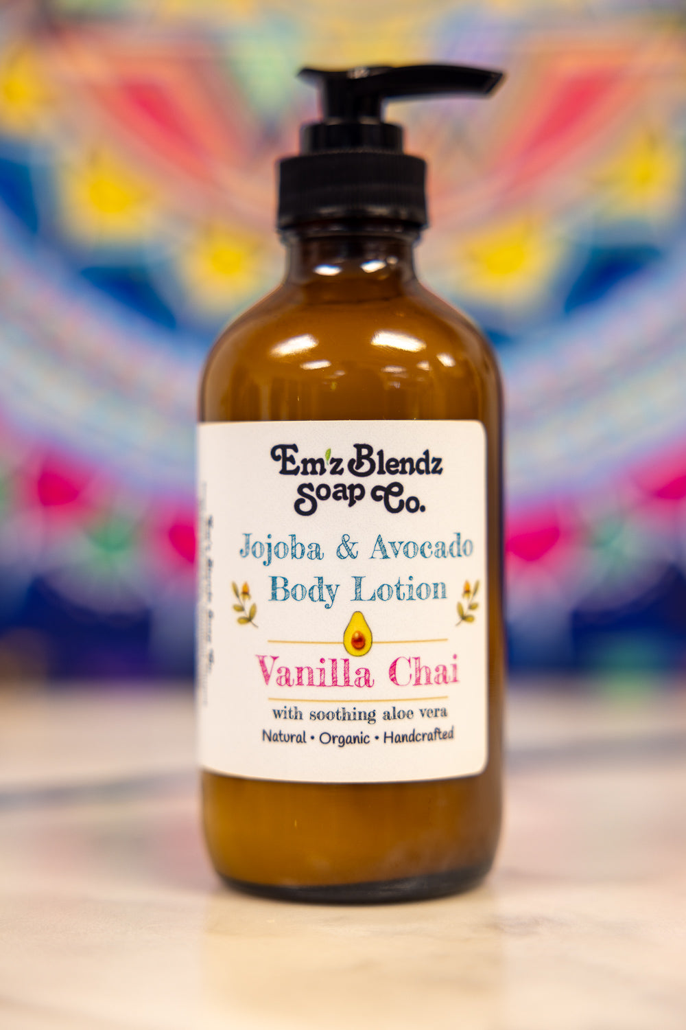 Vanilla Chai Tea | Jojoba & Avocado Body Lotion | Daily Hydration    Em'z Blendz Soap Co.