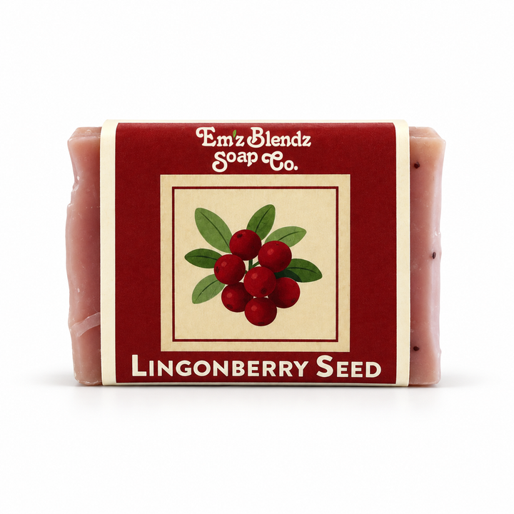 Lingonberry Seed Soap Bar Em'z Blendz Soap Co.