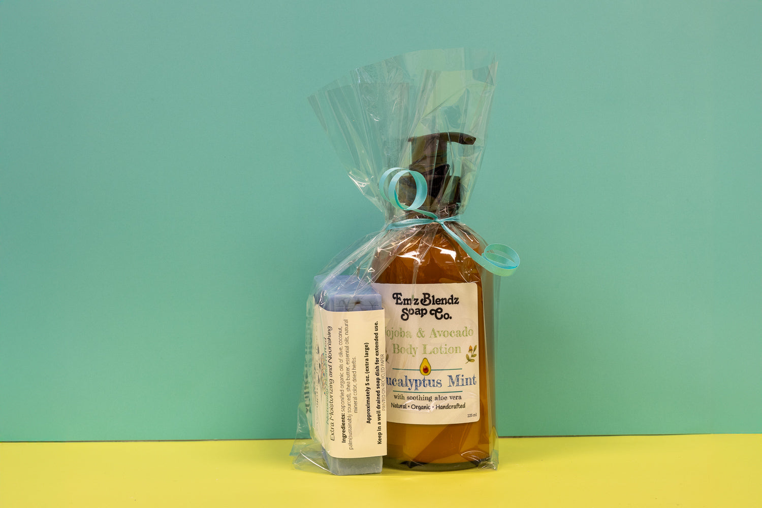 Eucalyptus Mint Jojoba Lotion and Eucalyptus Tea Tree Soap Gift