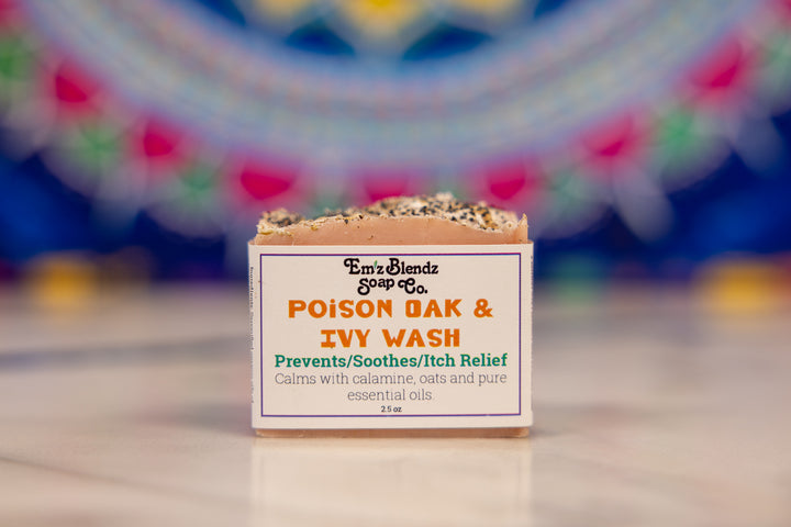 Poison Oak/Ivy Relief Soap Bar | Soothing and Healing Bathing Bar    Em'z Blendz Soap Co.