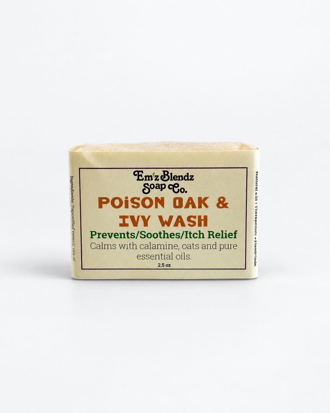Poison Oak & Ivy Relief | Soap Bar Em'z Blendz Soap Co.